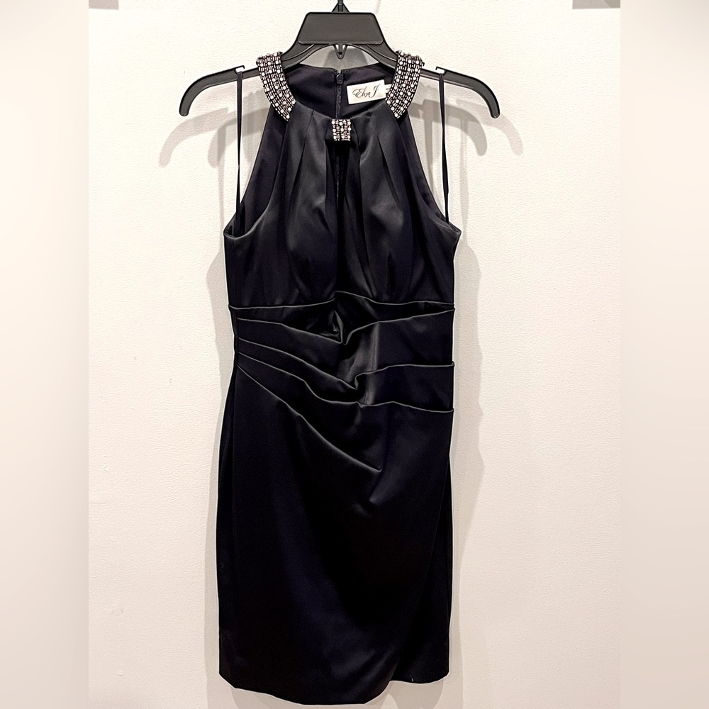 Eliza J Satin Cocktail Dress